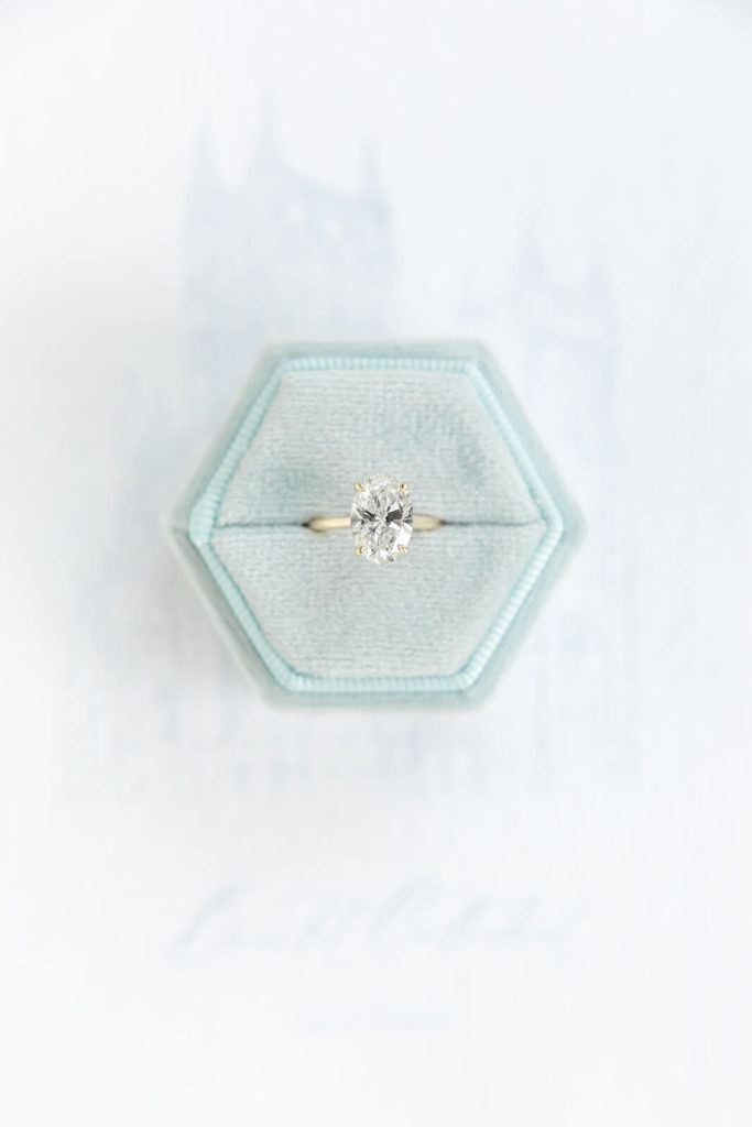 Blue Ring Box | Engagement Ring | Newly Engaged | Grittleton House Wedding | UK Wedding Planner | Wedding Venue UK | English Countryside Wedding | UK Destination Wedding | Cotswold Wedding | Wedding Planning | Wiltshire Wedding